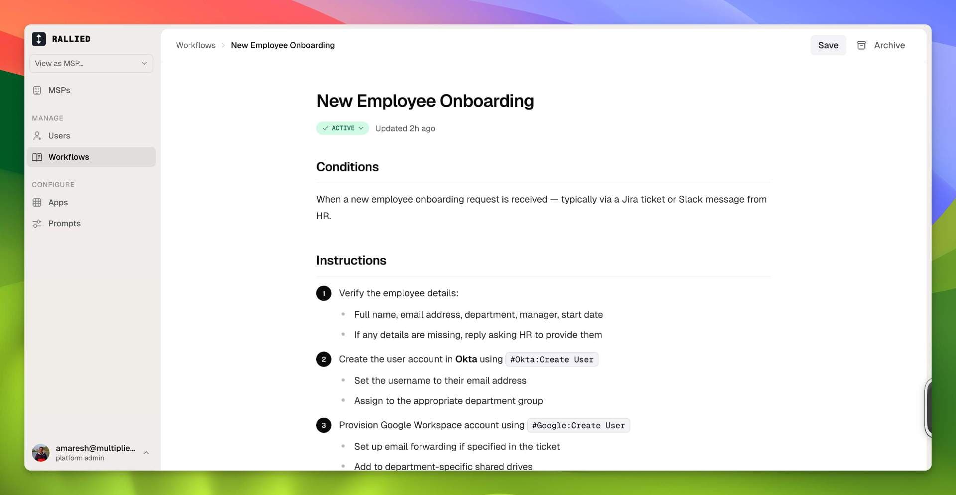 Rallied AI - Product Image