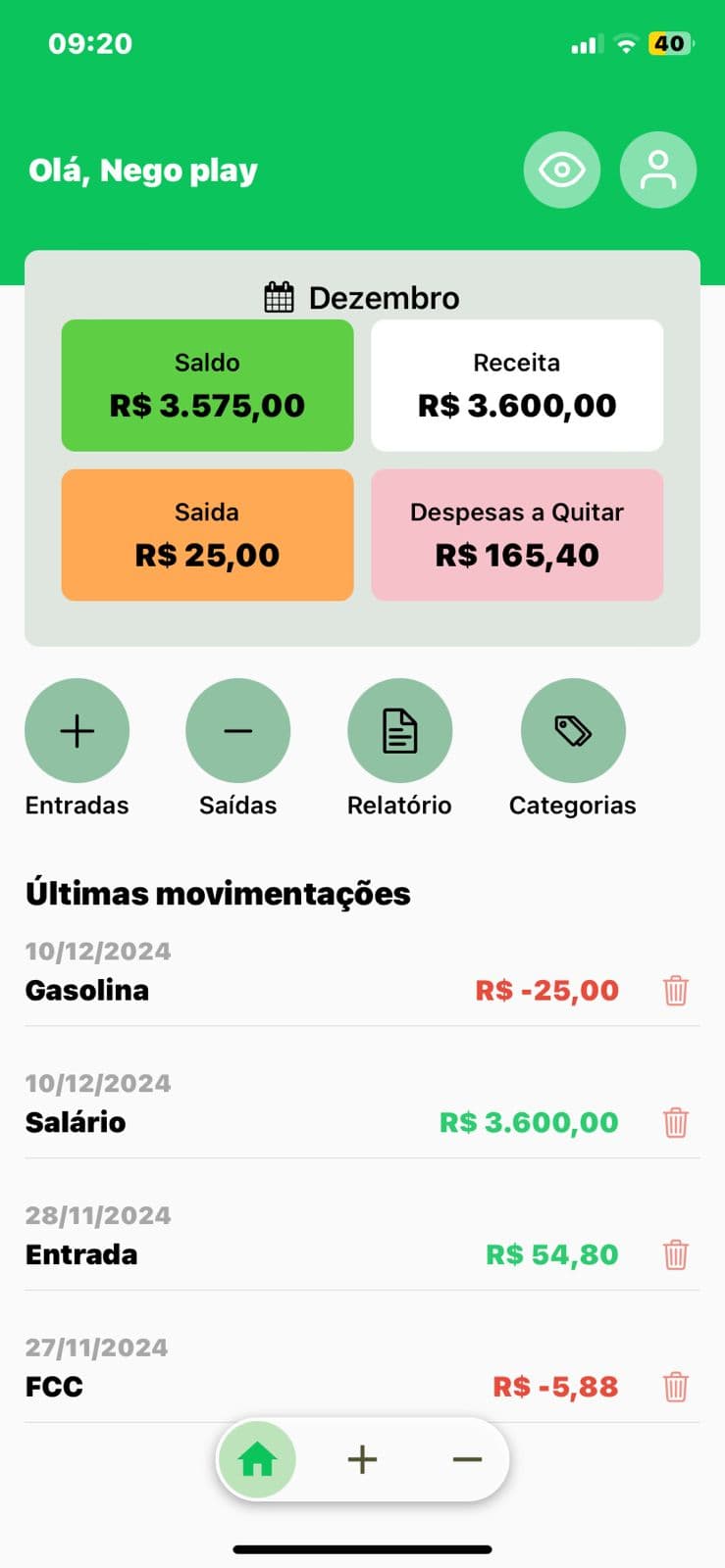 MeuBolso - Product Image
