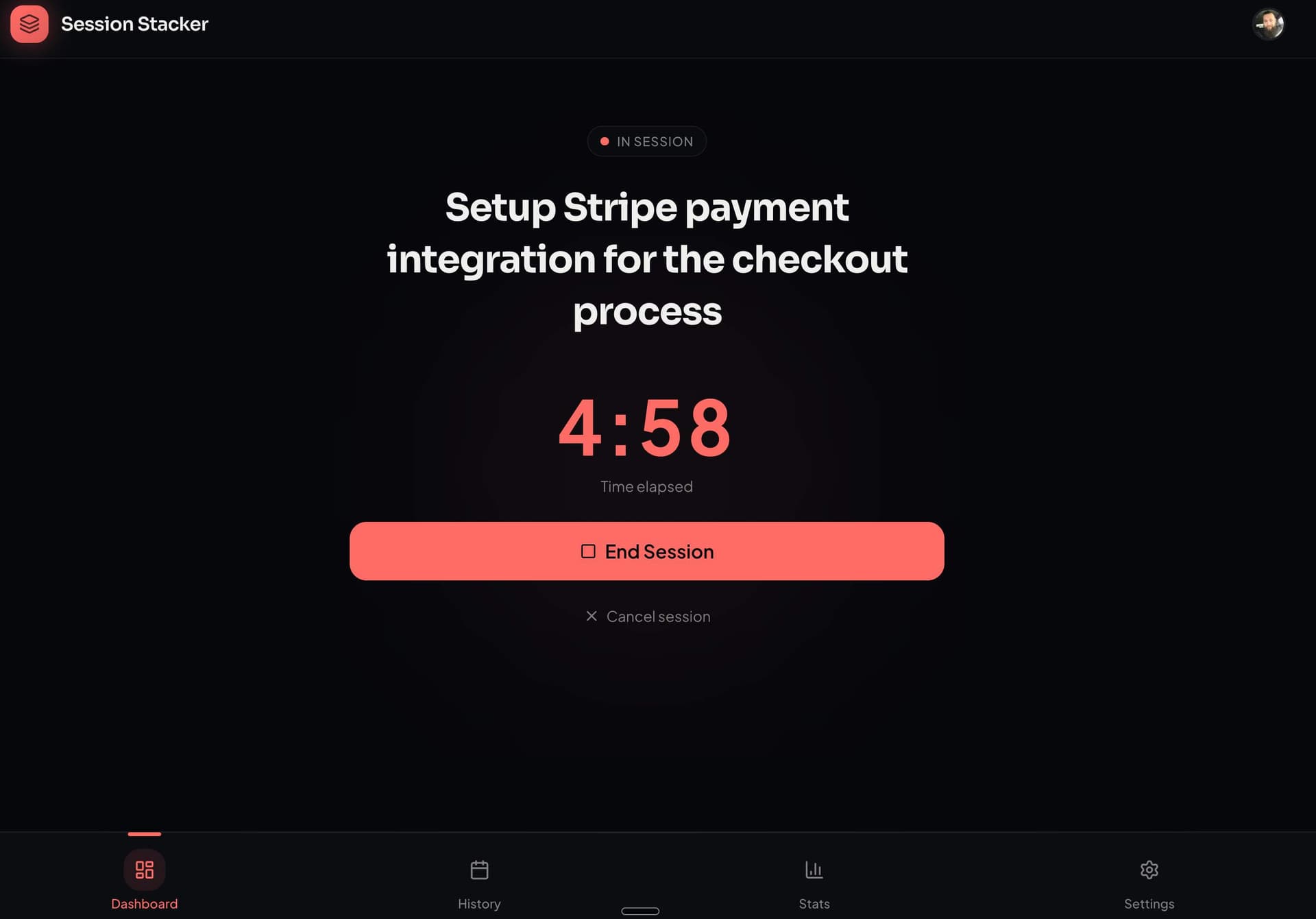 Session Stacker - Product Image
