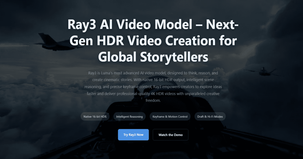 Ray3  - Product Image