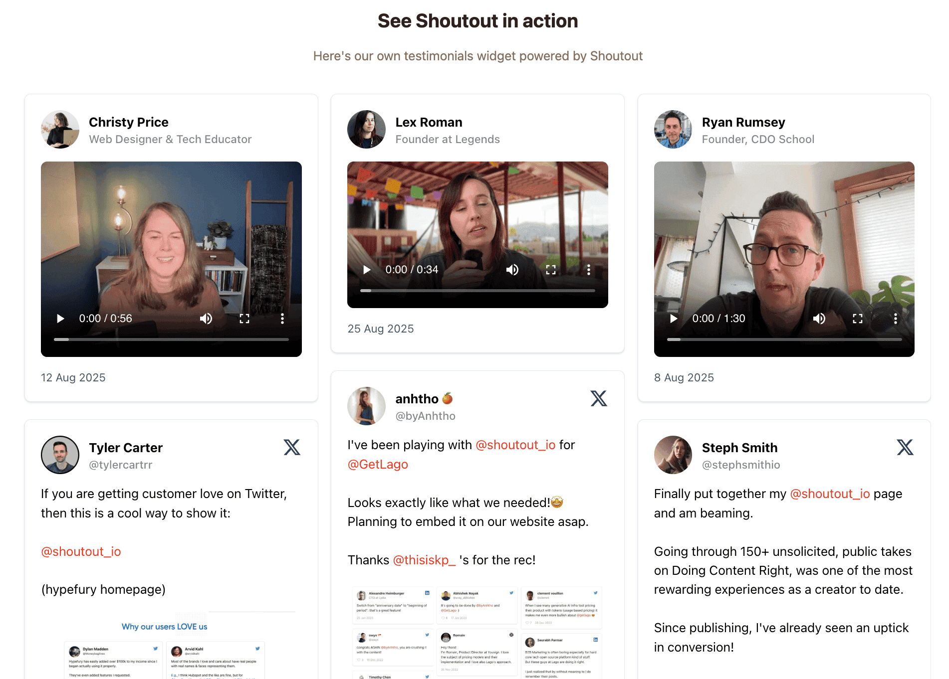 Shoutout - Product Image