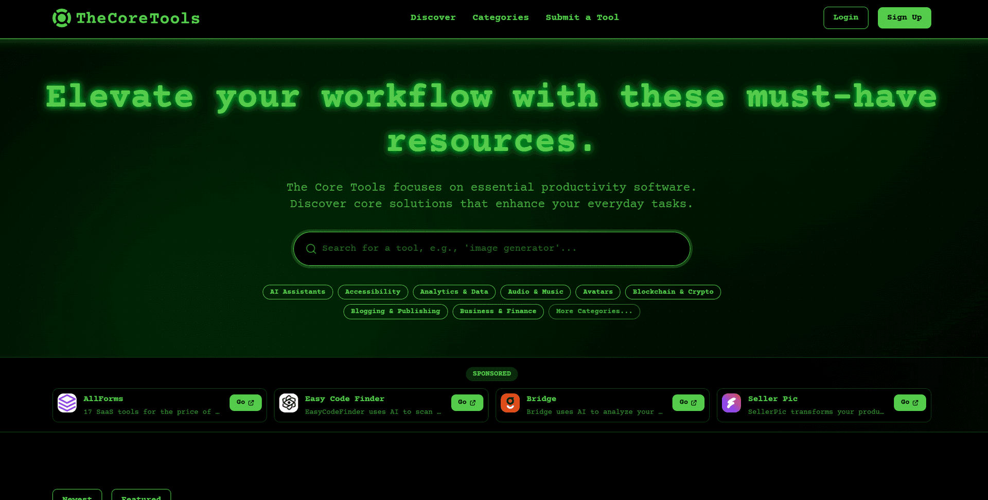 The Core Tools - Product Image