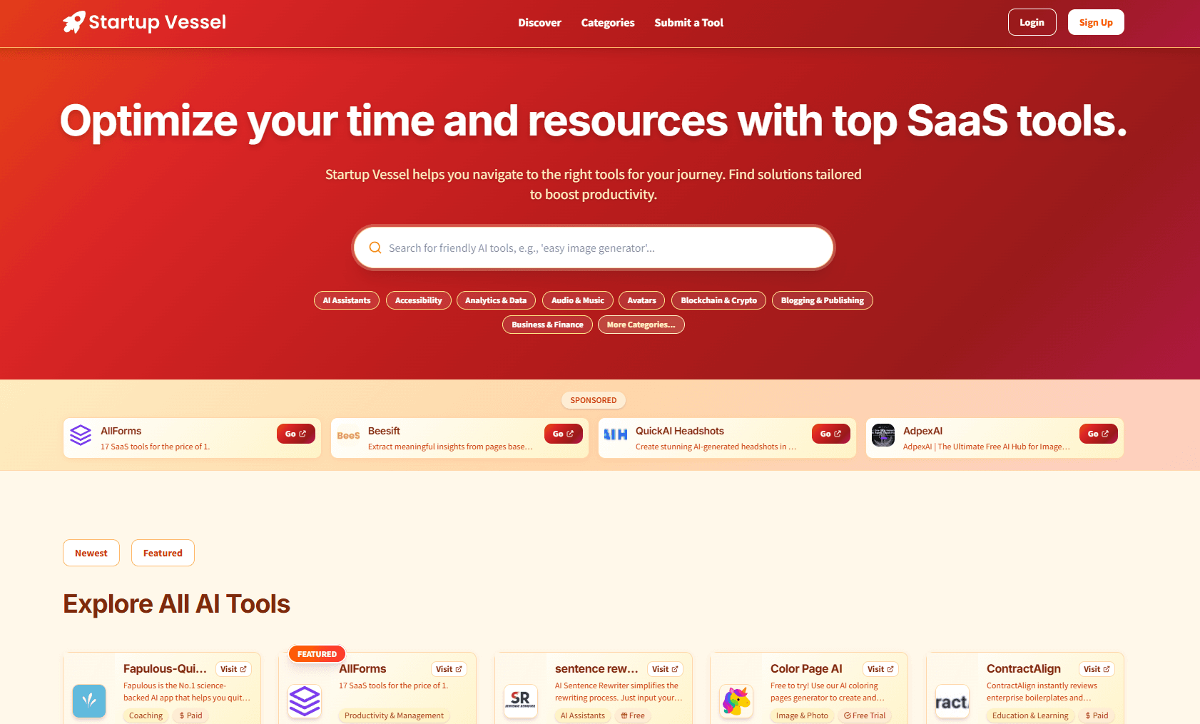 Startup Vessel - Product Image