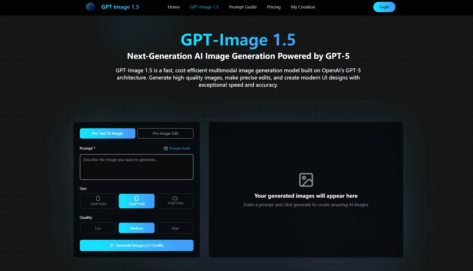 GPT Image 1.5 - Product Image