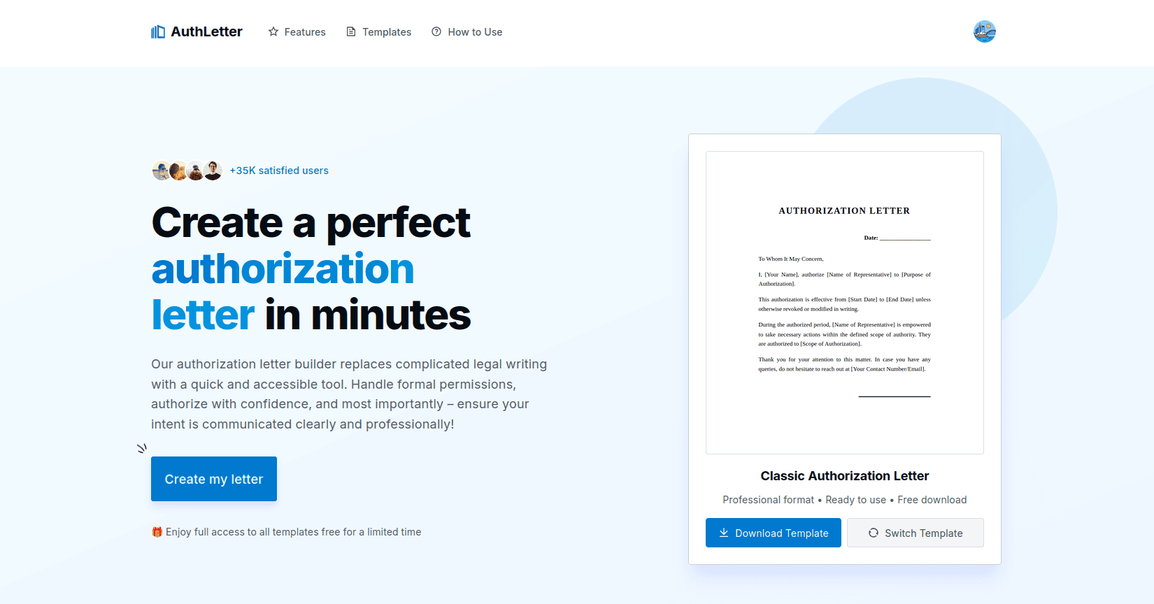 AuthLetter - Product Image