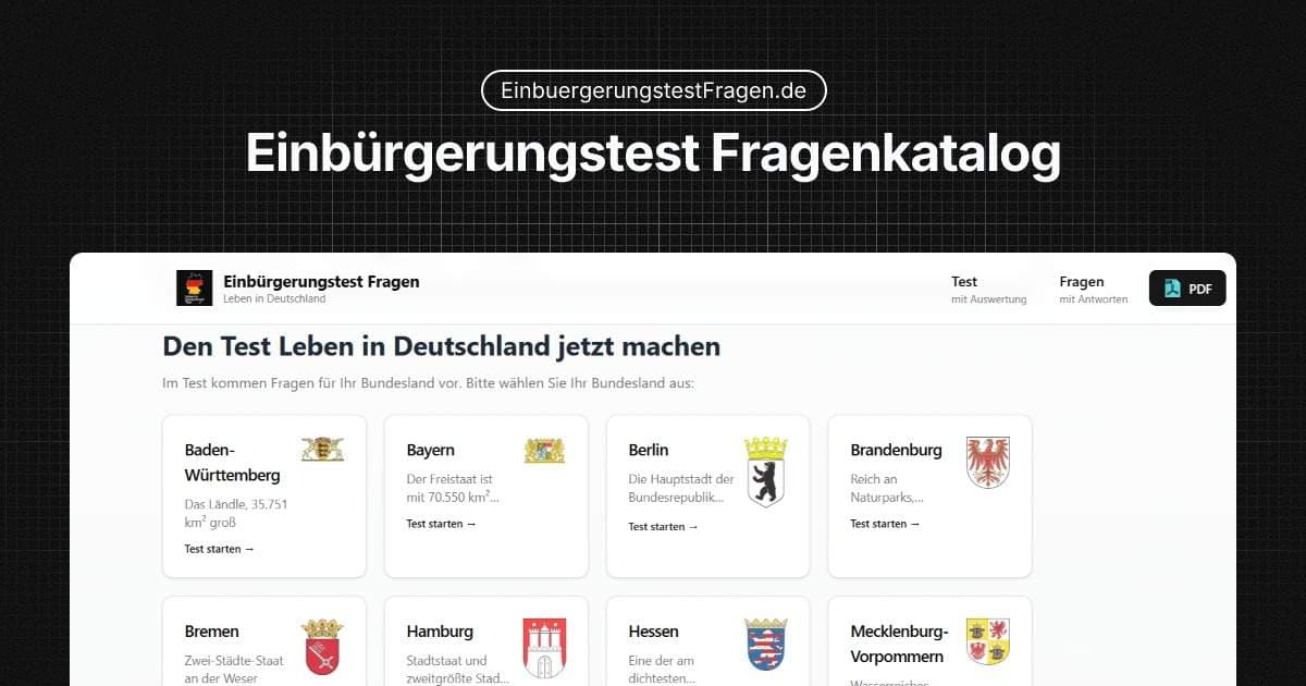 EinbuergerungstestFragen - Product Image