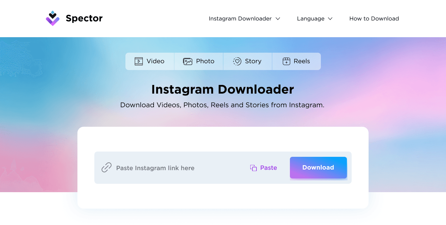Spector Instagram Downloader - Product Image