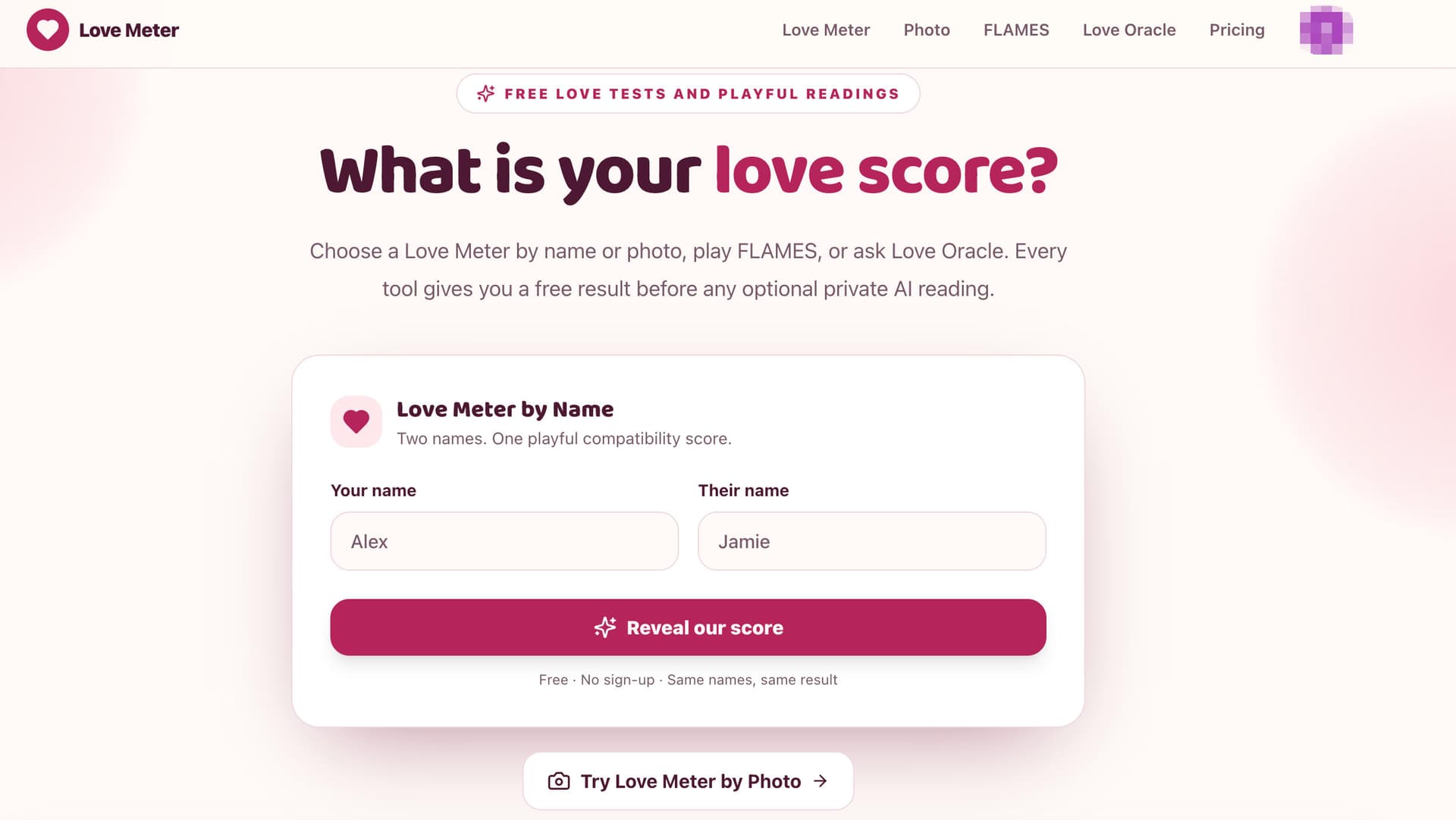 Love Meter - Product Image