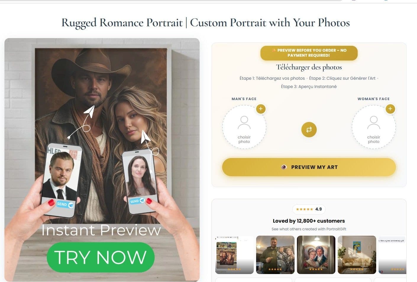 Portrait Gift - Product Image