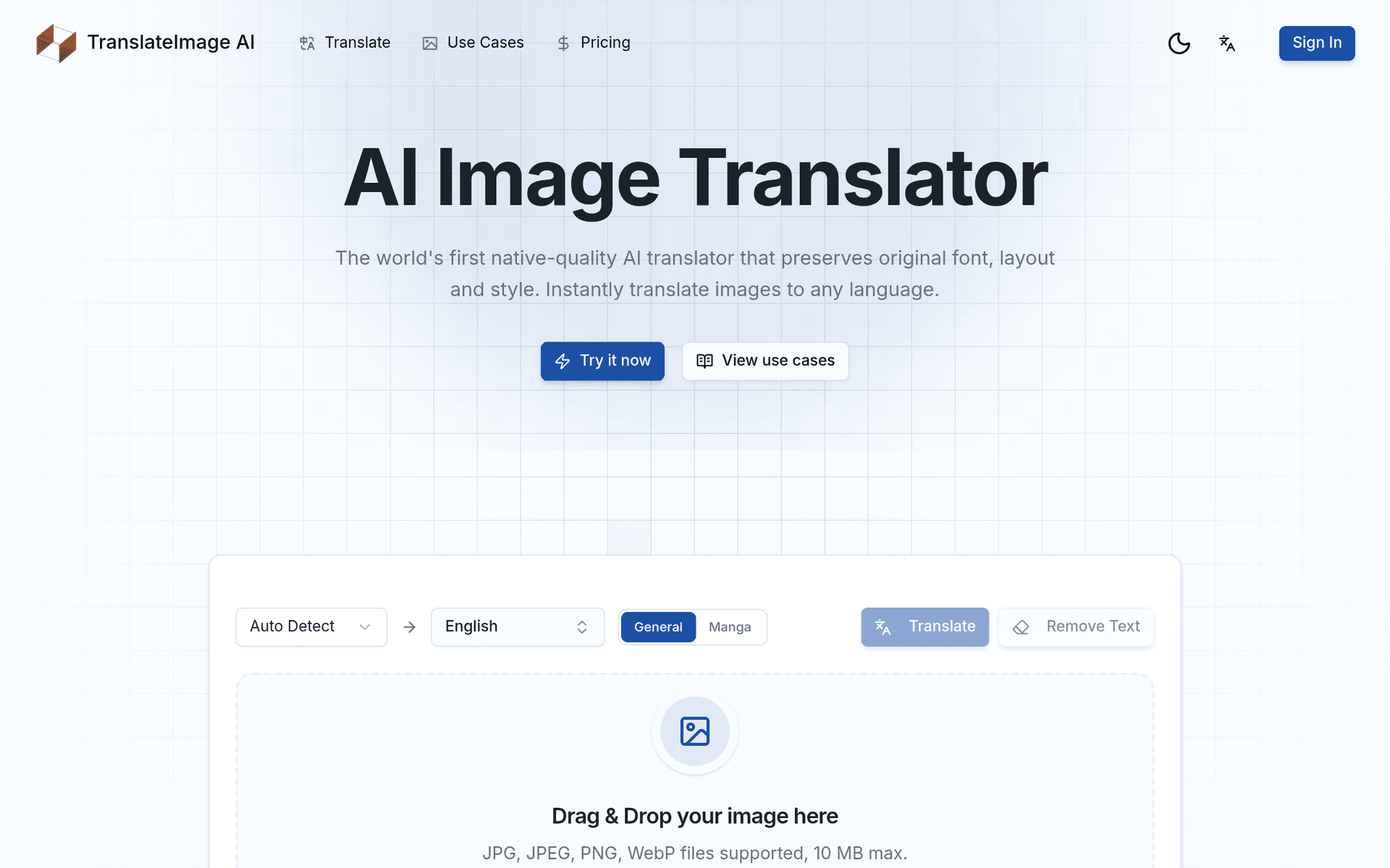 TranslateImage AI - Product Image