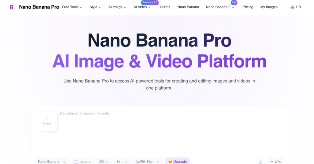 Nano Banana Pro Image Generator - Product Image