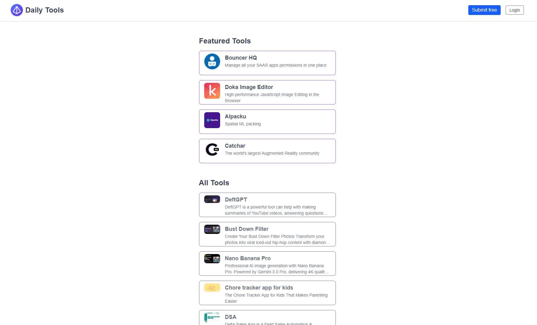 Daily Tools - Product Image