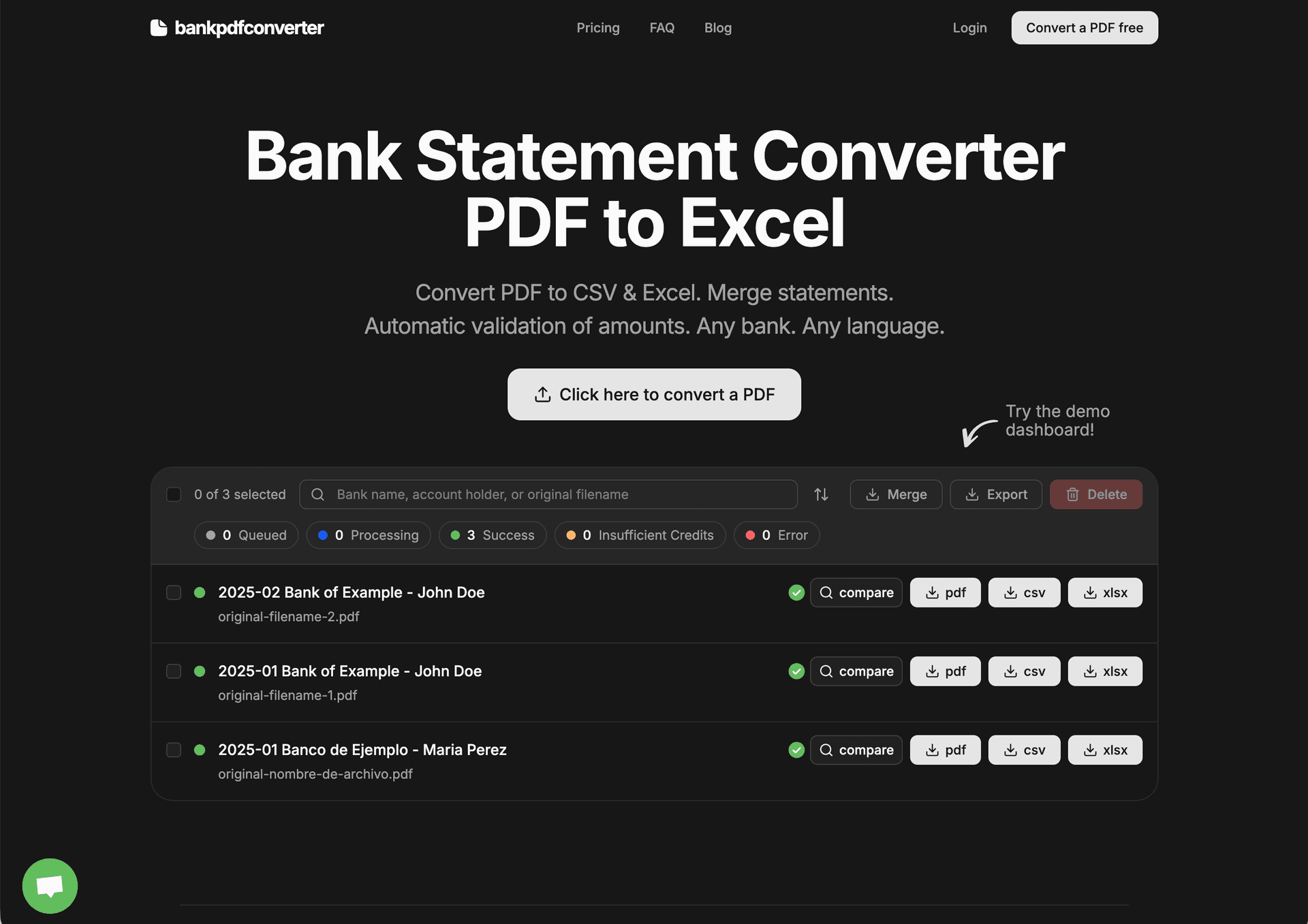 Bank PDF Converter - Product Image