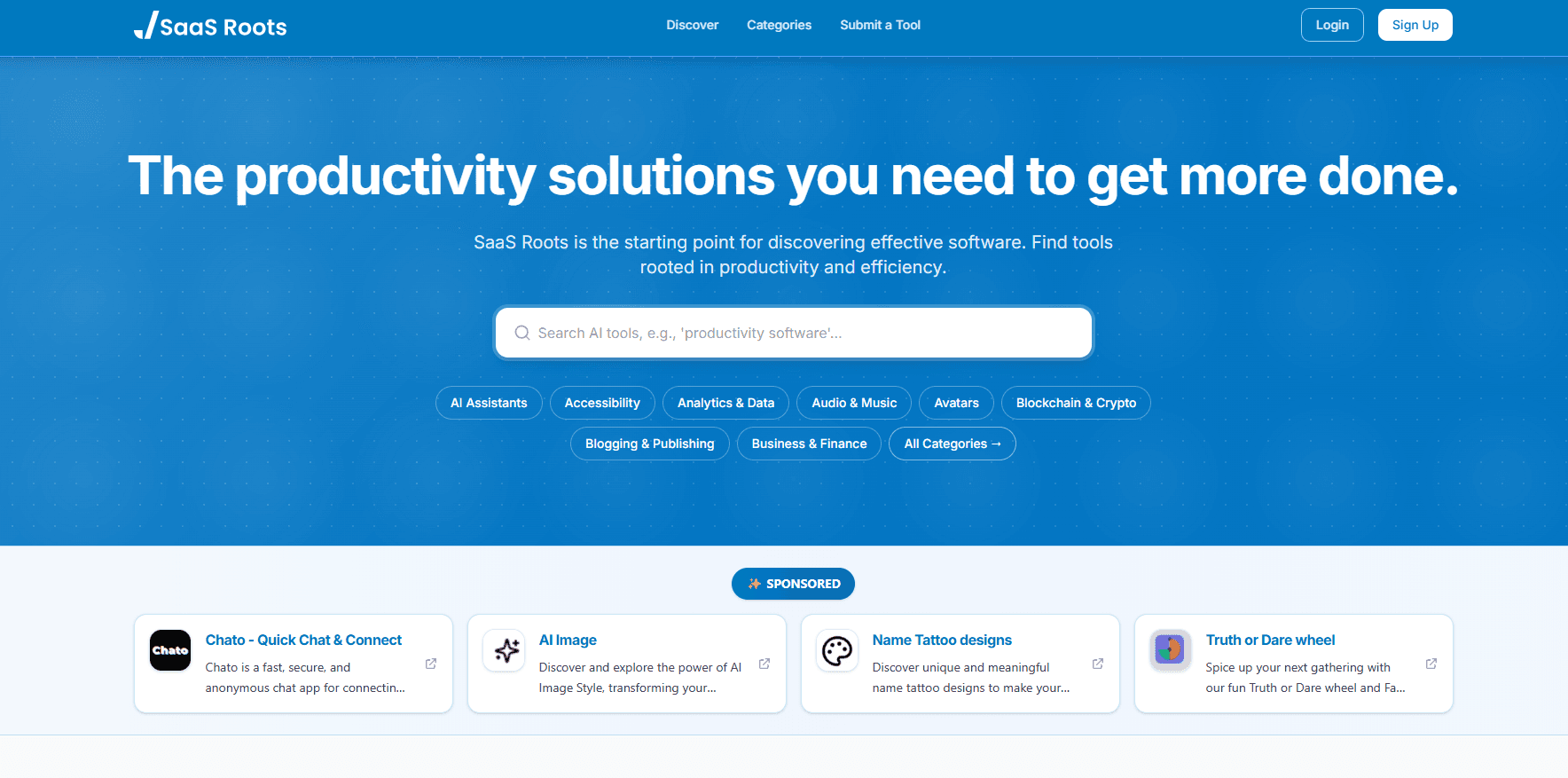 SaaS Roots - Product Image