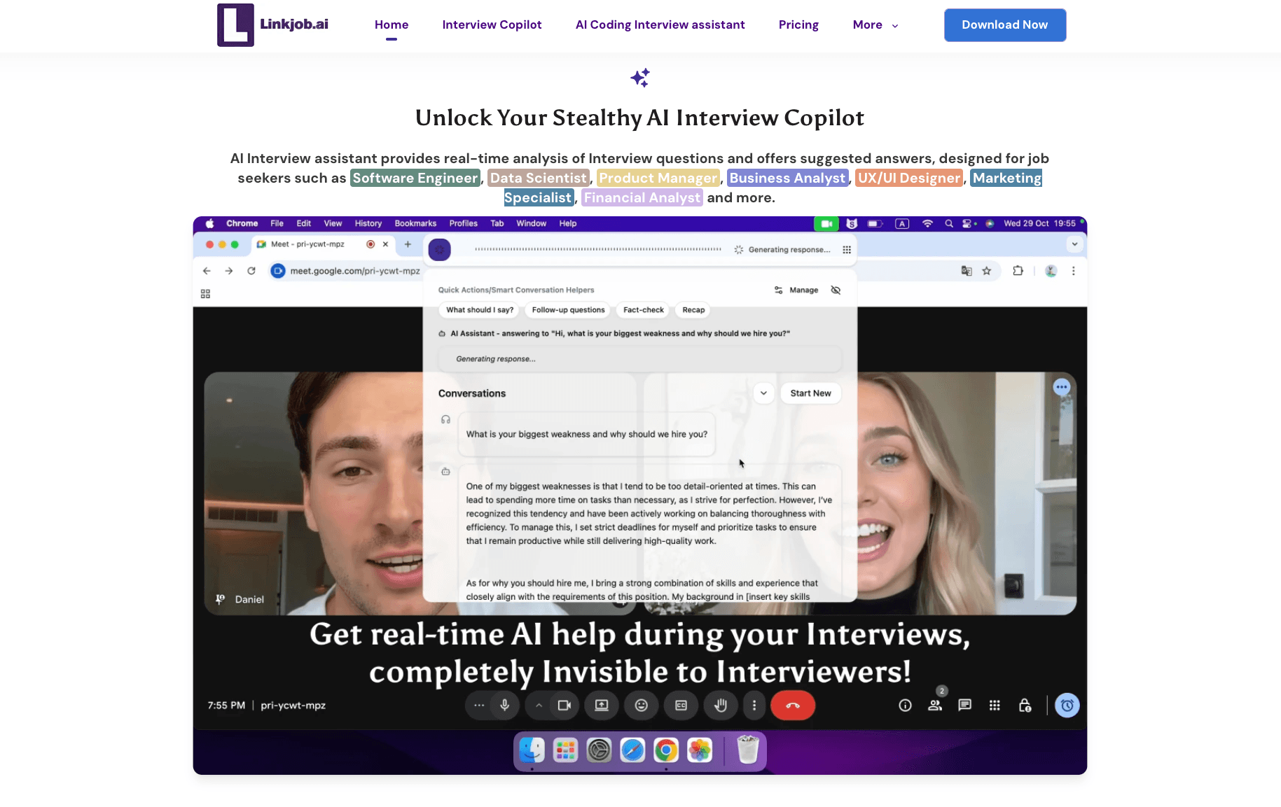 AI interview tool - Product Image
