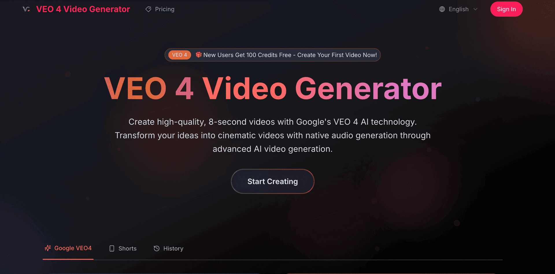 VEO 4 Video Generator - Product Image