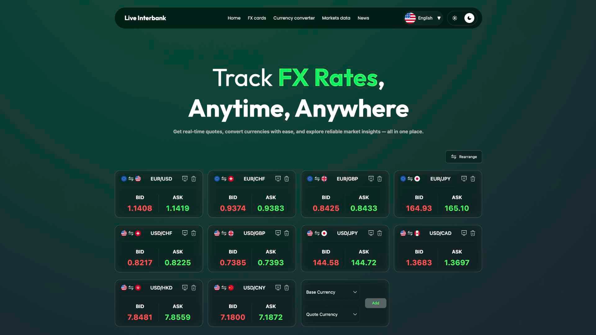 Live Interbank - Product Image
