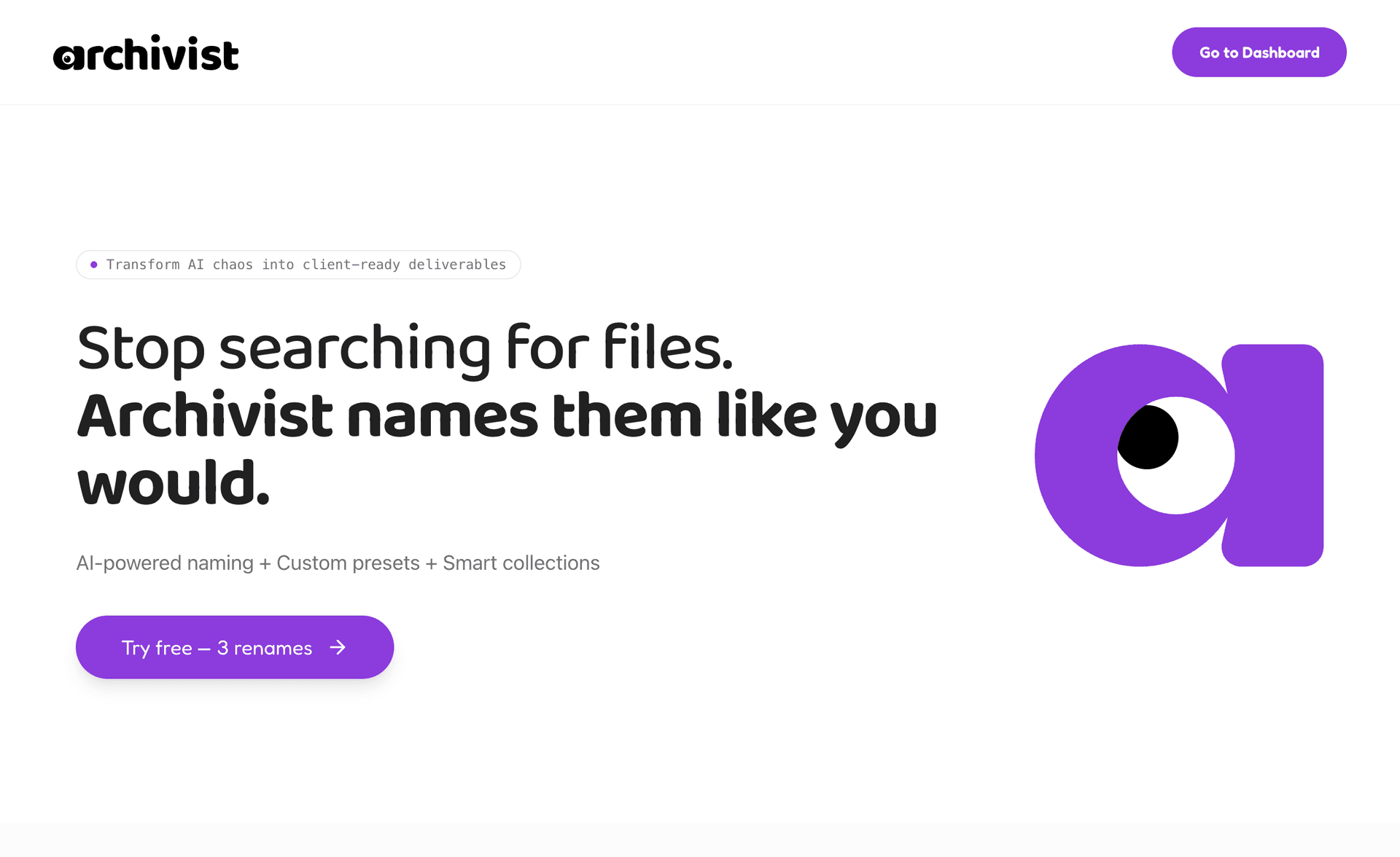 Archivist - Product Image