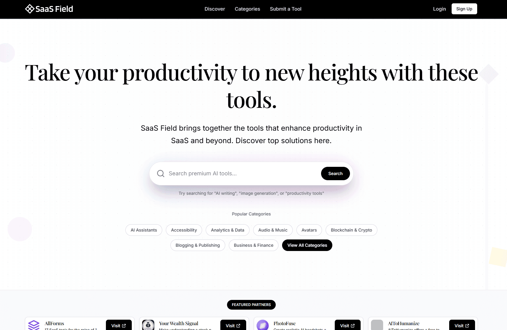 SaaS Field - Product Image