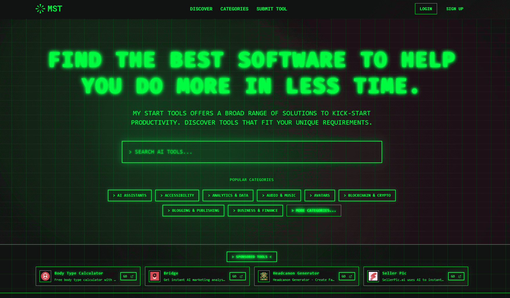 My Start Tools - Product Image