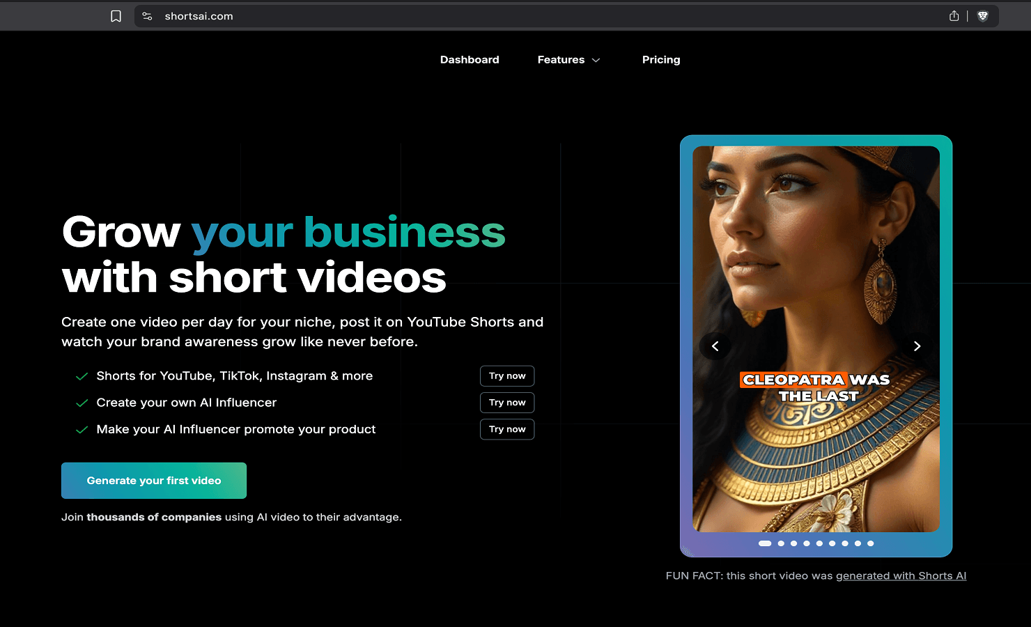 ShortsAi - Product Image