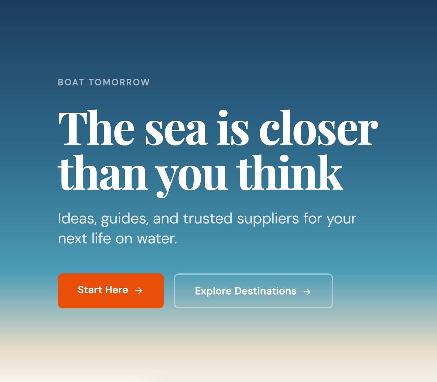 BoatTomorrow - Product Image