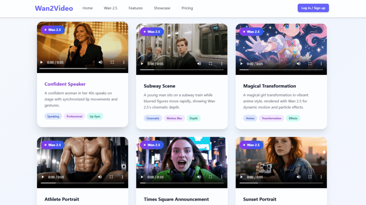 Wan 2.5 AI Video - Product Image
