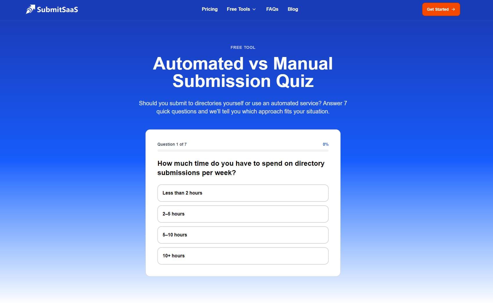 Automated vs Manual Submission Quiz - Product Image