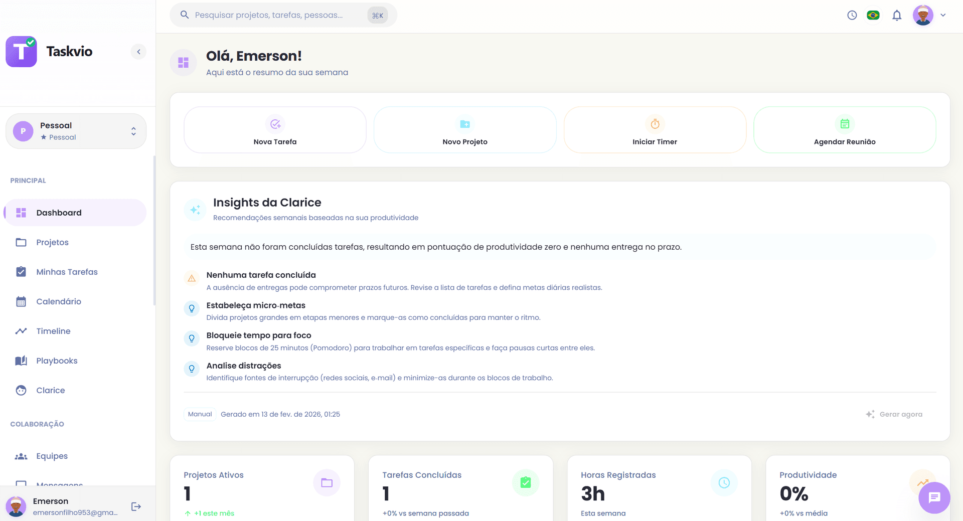 Taskvio - Organizador de Projetos e Tarefas - Product Image