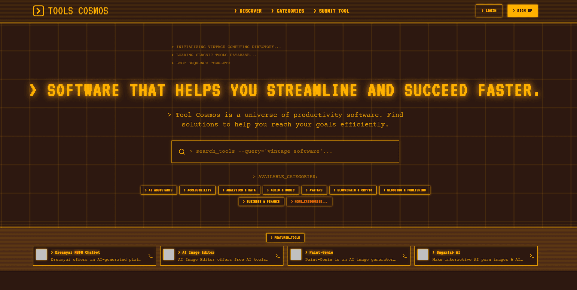 Tools Cosmos - Product Image