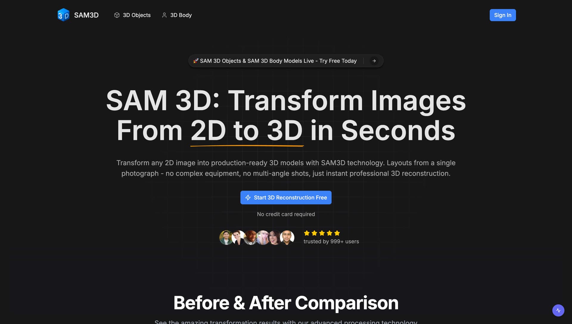 SAM3D  - Product Image