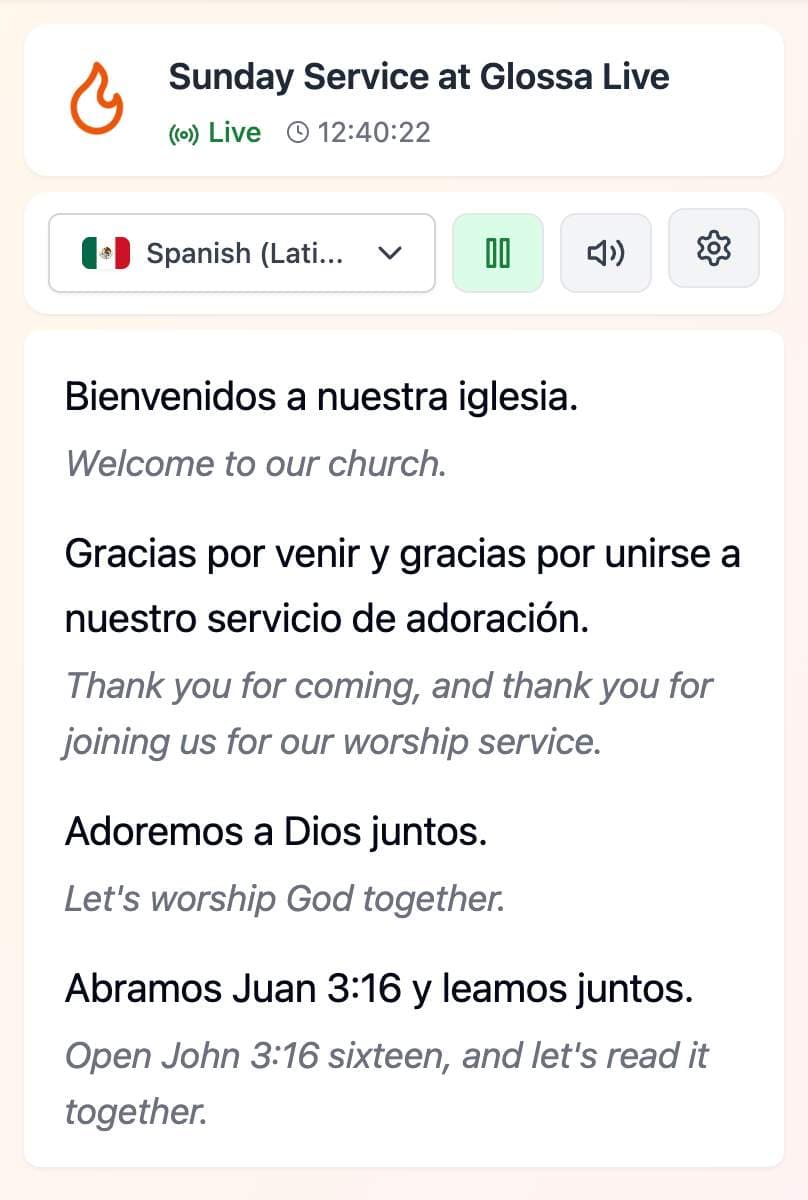 Glossa - Product Image