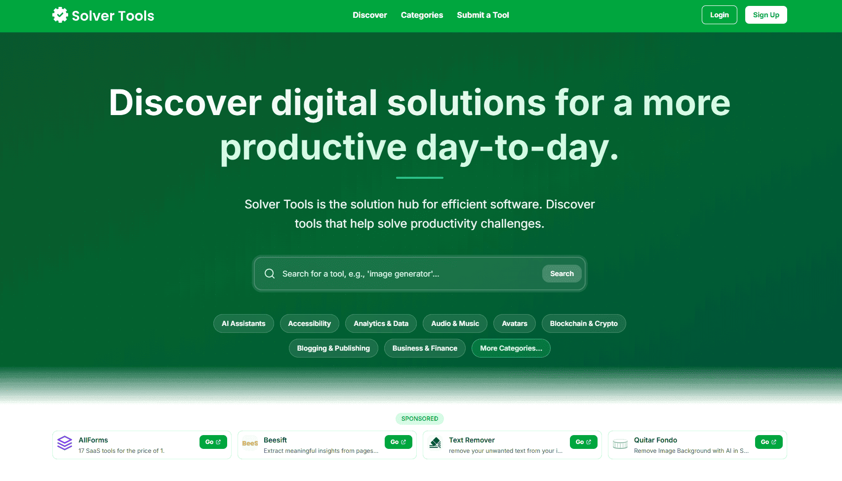 Solver Tools - Product Image
