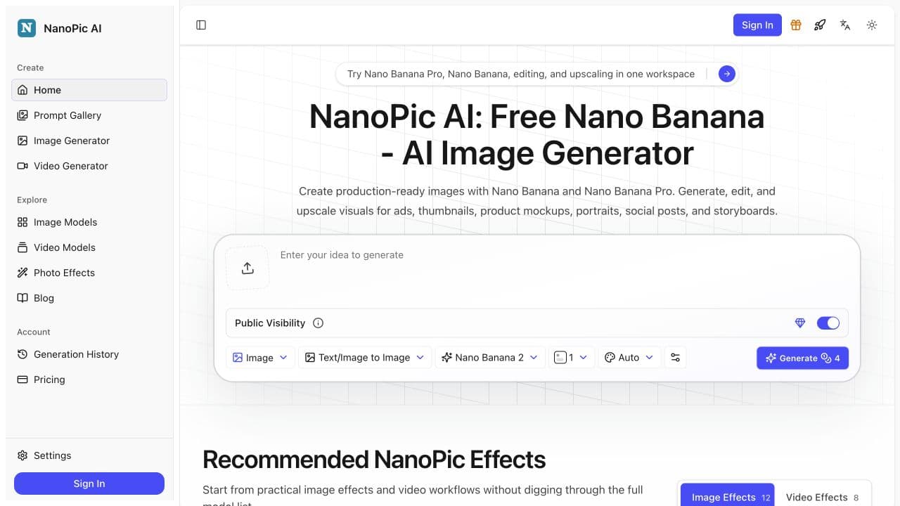 NanoPic AI - Product Image
