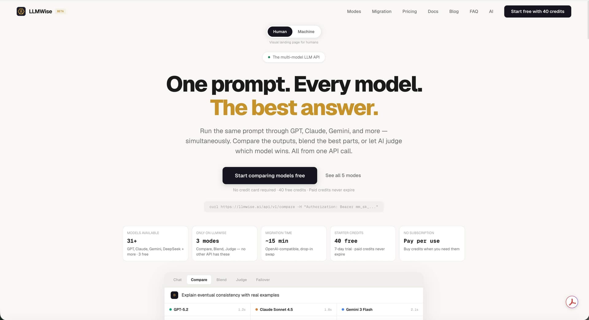 LLMWise - Product Image