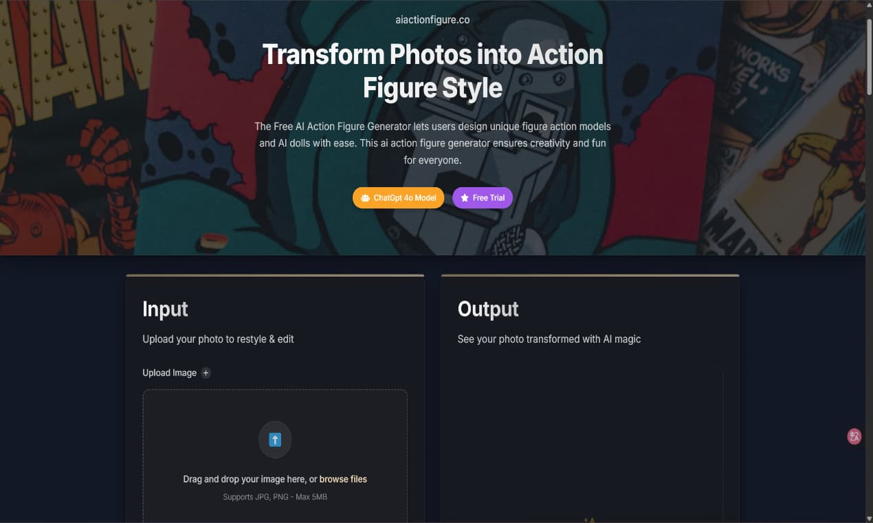 AI Action Figure Generator | Criador de Bonecos de Ação com IA - Product Image