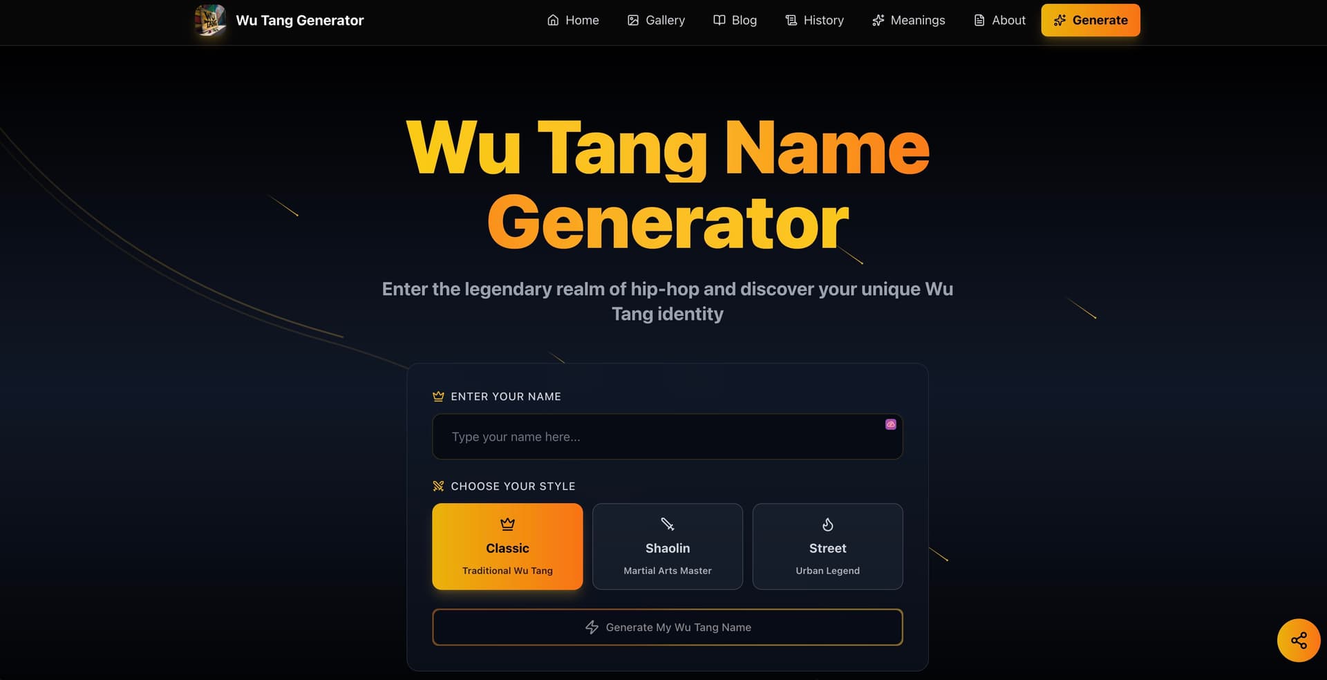 wu tang name generator - Product Image