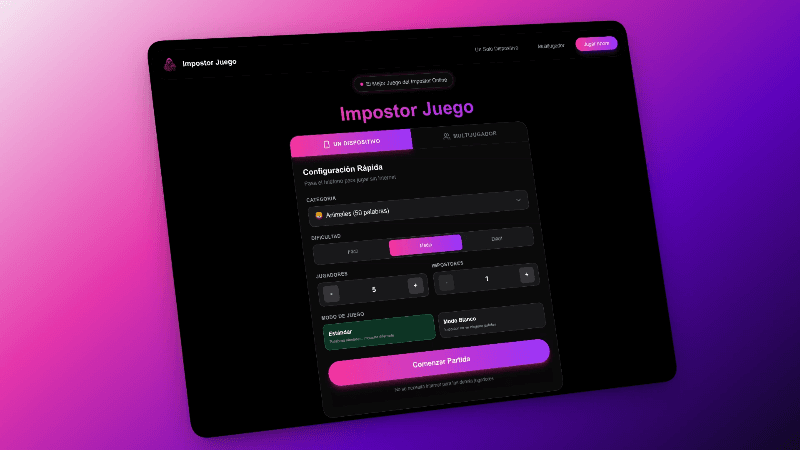 juego del impostor - Product Image