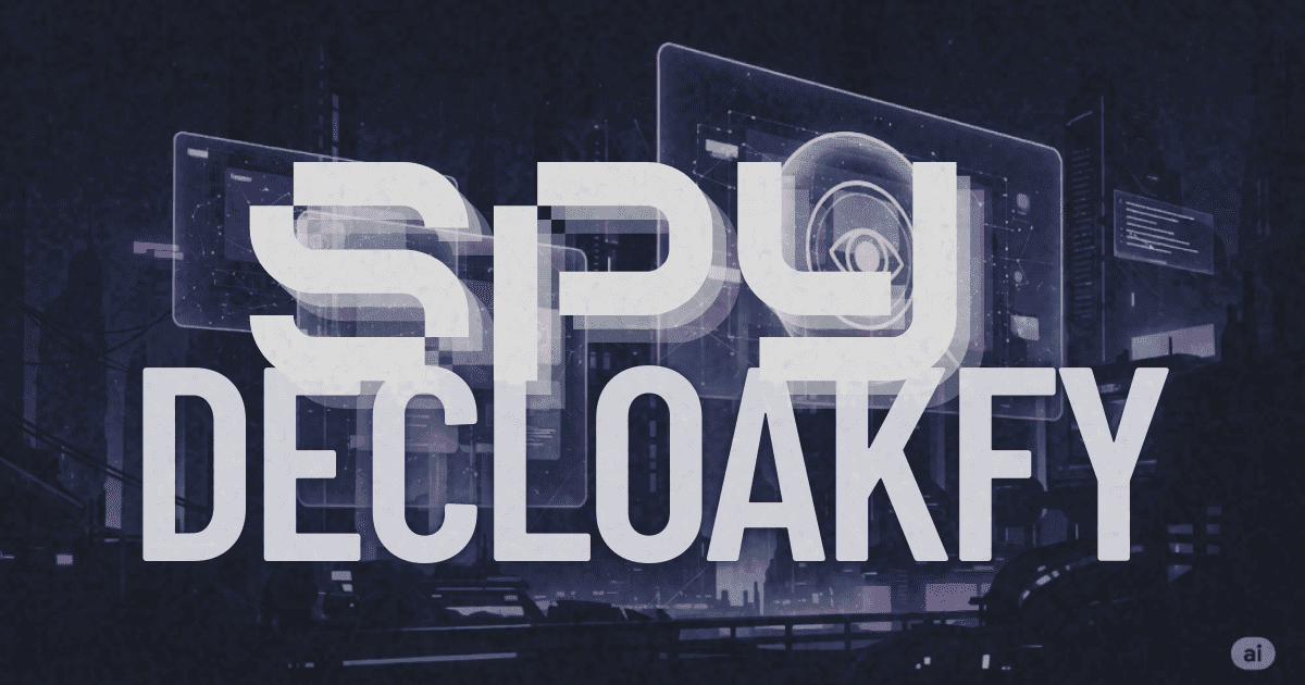 Spy Decloakfy - Product Image