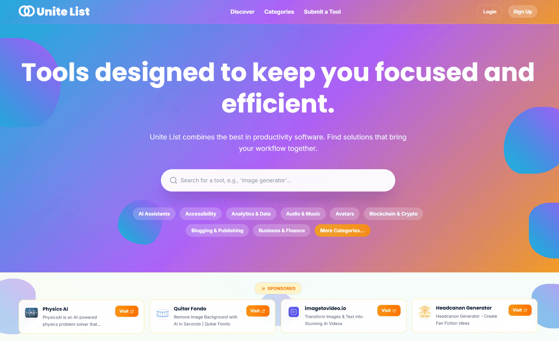 Unite List - Product Image