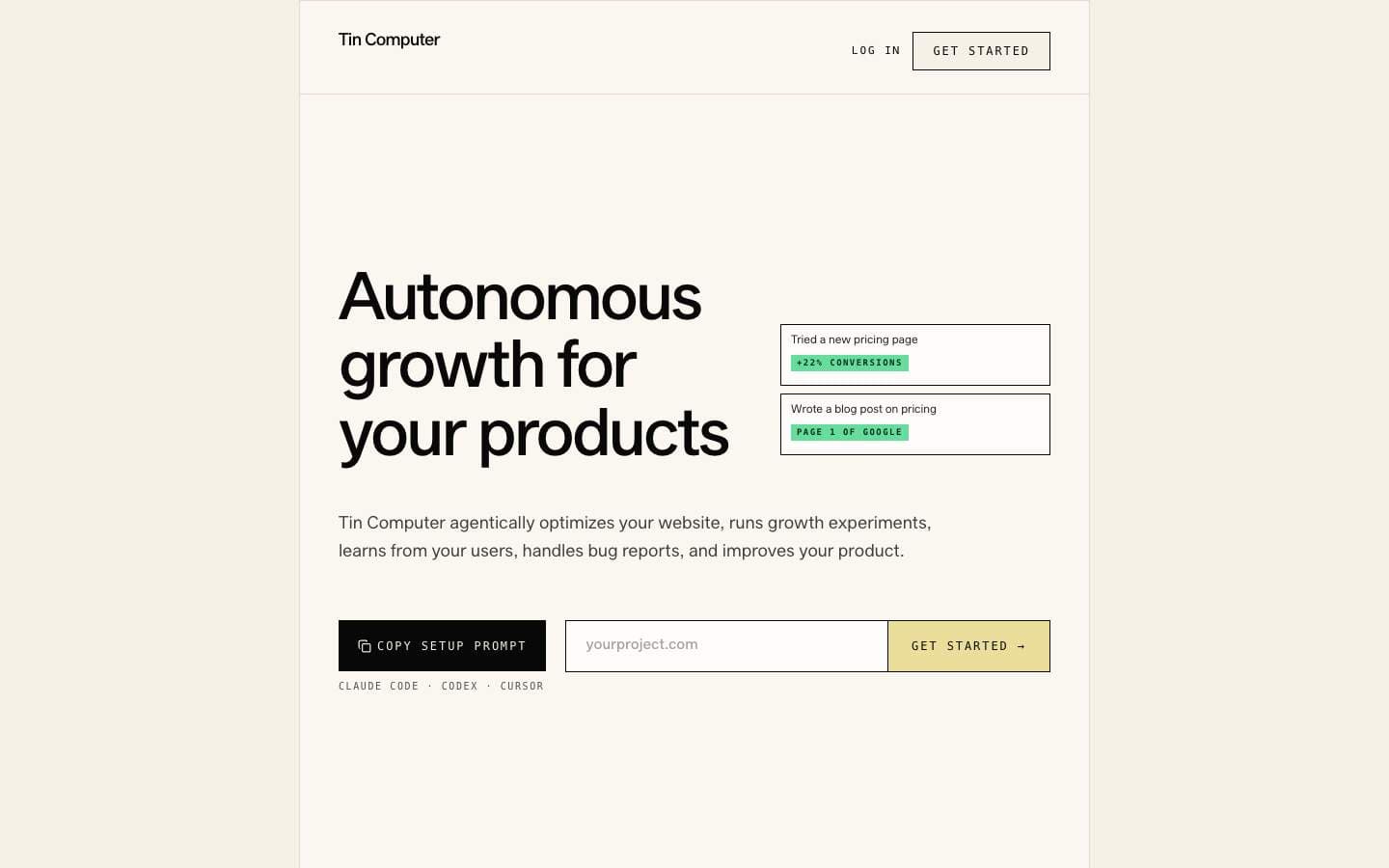 Tin Computer  - Product Image