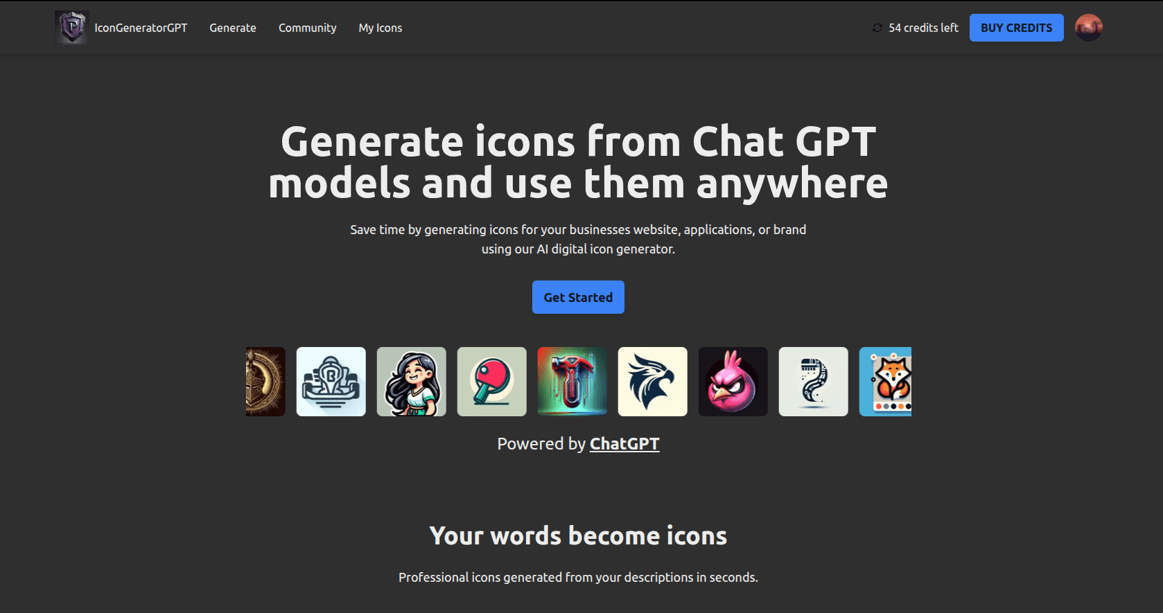 Icon Generator GPT - Product Image