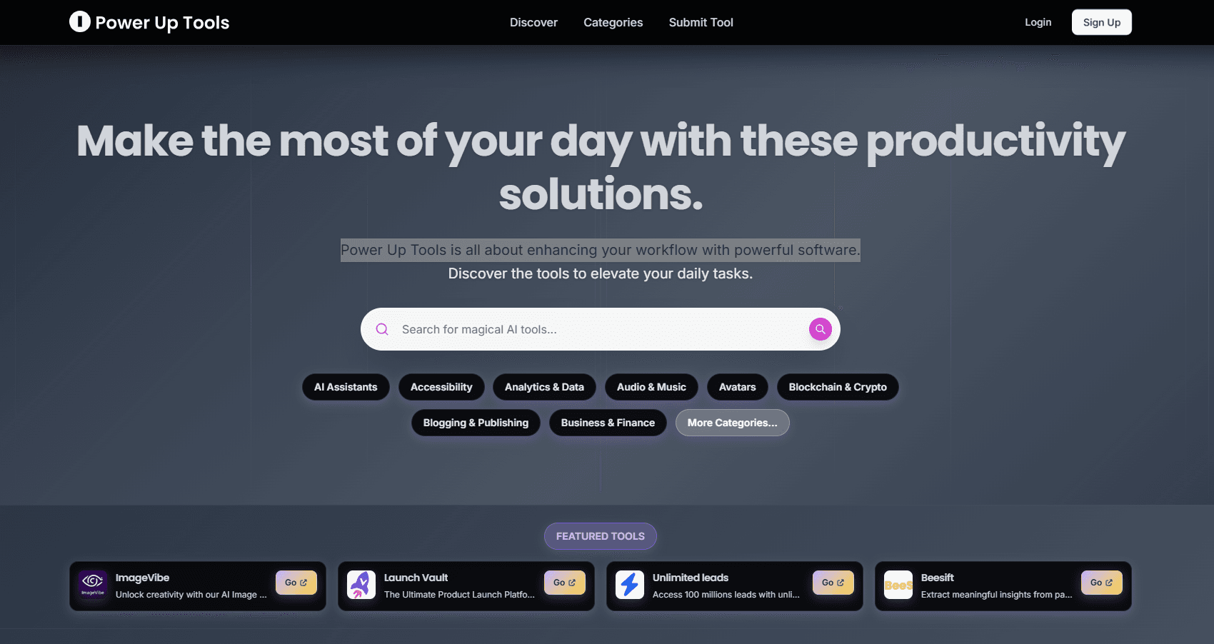 Power Up Tools - Product Image