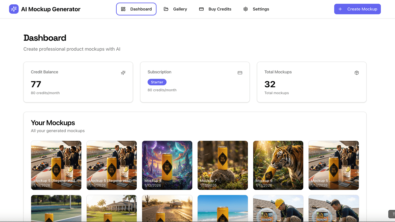 AI Mockup Generator - Product Image
