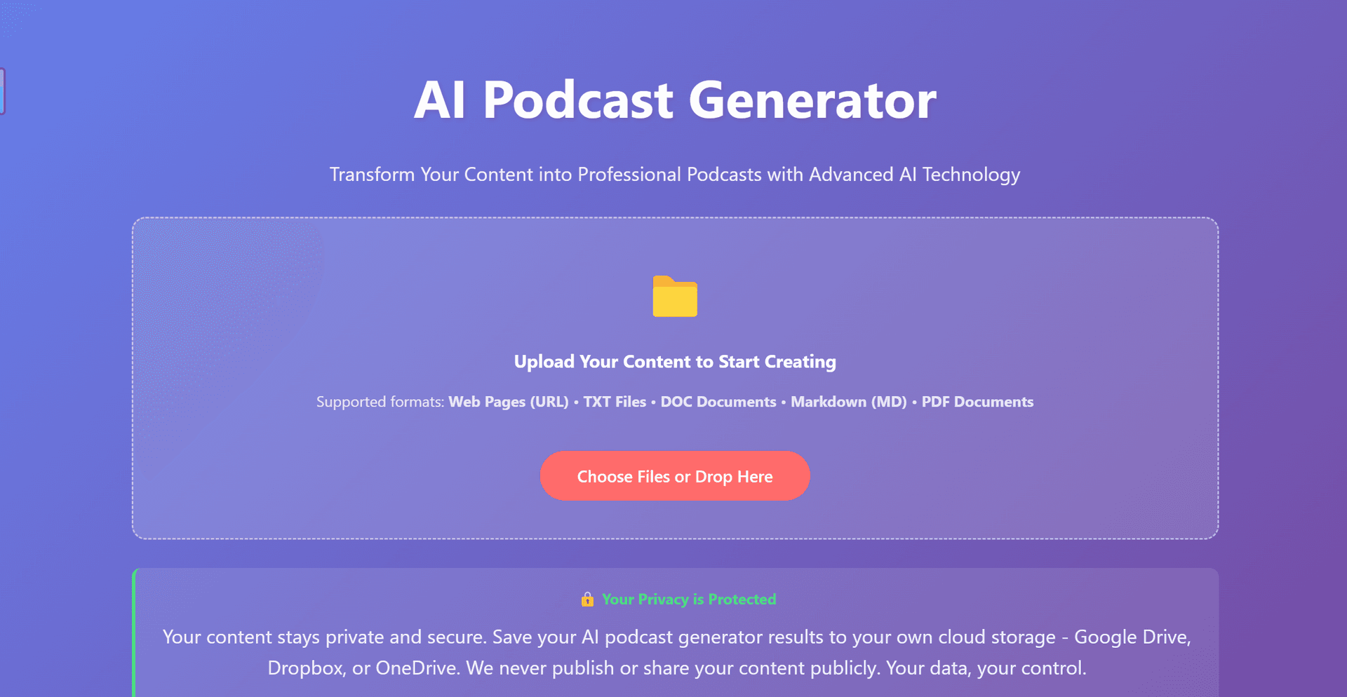 AI Podcast Generator - Product Image