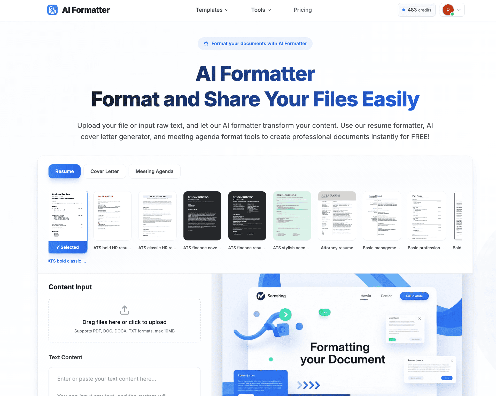 AI Formatter - Product Image