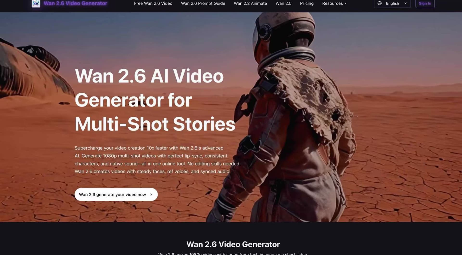 Wan 2.6 - Product Image