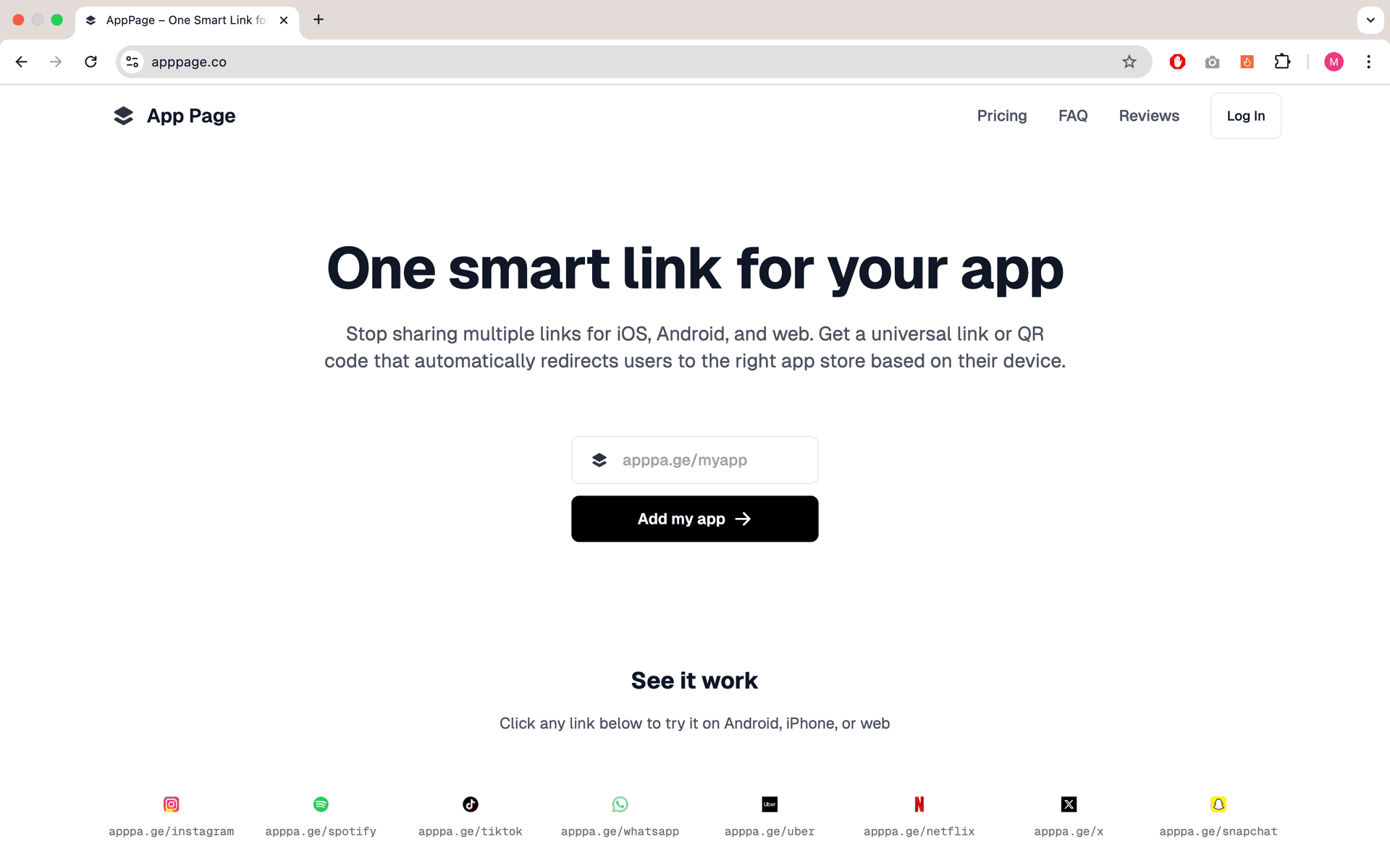 App Page - Product Image