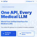 Integrate Medical AI with a Single API | dr7.ai Logo